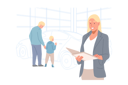 پیش‌نمایش فایل family-came-to-buy-new-car-10612071 از پک فعالیت افراد