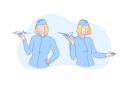 پیش‌نمایش فایل smiling-stewardess-in-uniform-10612075 از پک فعالیت افراد