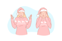 پیش‌نمایش فایل young-woman-in-christmas-clothes-10612074 از پک فعالیت افراد