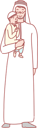 پیش‌نمایش فایل arabic-father-carrying-son-10611160 از پک افراد عرب