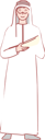 پیش‌نمایش فایل islamic-man-with-paper-10611163 از پک افراد عرب