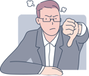 پیش‌نمایش فایل businessman-giving-disapproval-10611794 از پک فعالیت افراد