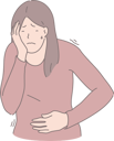 پیش‌نمایش فایل girl-feeling-stomach-cramp-10611826 از پک فعالیت افراد