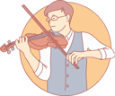 پیش‌نمایش فایل boy-playing-violin-10611845 از پک فعالیت افراد