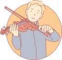 پیش‌نمایش فایل boy-playing-violin-10611893 از پک فعالیت افراد