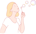 پیش‌نمایش فایل girl-blowing-bubbles-10611855 از پک فعالیت افراد