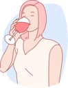 پیش‌نمایش فایل girl-drinking-wine-10611859 از پک فعالیت افراد