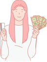 پیش‌نمایش فایل girl-paying-via-card-10611865 از پک فعالیت افراد