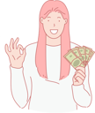 پیش‌نمایش فایل girl-paying-via-cash-10611866 از پک فعالیت افراد