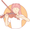 پیش‌نمایش فایل girl-playing-violin-10611844 از پک فعالیت افراد