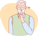 پیش‌نمایش فایل beard-old-man-saying-keep-silent-10610556 از پک فعالیت افراد