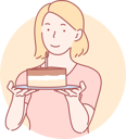 پیش‌نمایش فایل woman-holding-cake-plate-10610573 از پک فعالیت افراد