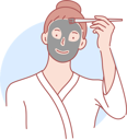 پیش‌نمایش فایل young-girl-applying-face-pack-on-face-10610611 از پک فعالیت افراد