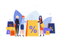 پیش‌نمایش فایل young-girls-doing-shopping-10610807 از پک فعالیت افراد