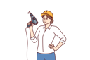 پیش‌نمایش فایل woman-with-electric-drill-and-hardhat-for-construction-work-10597984 از پک فعالیت افراد