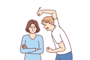 پیش‌نمایش فایل aggressive-man-beats-woman-with-violence-10598020 از پک فعالیت افراد