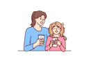 پیش‌نمایش فایل mom-and-daughter-drink-natural-milk-to-get-useful-vitamins-and-lactose-10597995 از پک فعالیت افراد