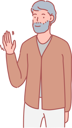 پیش‌نمایش فایل beard-old-man-doing-hand-up-10611124 از پک فعالیت افراد