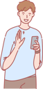 پیش‌نمایش فایل college-student-doing-hand-up-while-using-phone-10611121 از پک فعالیت افراد
