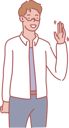 پیش‌نمایش فایل man-with-hand-up-10611118 از پک فعالیت افراد