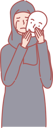 پیش‌نمایش فایل woman-hiding-face-under-face-mask-10611136 از پک فعالیت افراد