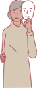 پیش‌نمایش فایل woman-hiding-real-face-using-face-mask-10611133 از پک فعالیت افراد