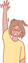 پیش‌نمایش فایل young-black-girl-waving-hand-and-saying-hello-10611101 از پک فعالیت افراد
