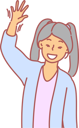 پیش‌نمایش فایل young-girl-waving-hand-and-saying-hello-10611099 از پک فعالیت افراد