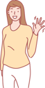 پیش‌نمایش فایل young-lady-doing-hand-up-and-say-hello-10611119 از پک فعالیت افراد