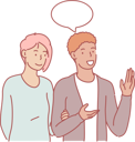 پیش‌نمایش فایل boy-and-girl-talking-to-eachother-10611013 از پک فعالیت گفتگوی افراد