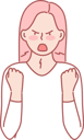 پیش‌نمایش فایل girl-is-angry-10610980 از پک فعالیت افراد