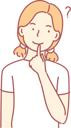 پیش‌نمایش فایل girl-is-thinking-about-question-10611000 از پک فعالیت افراد