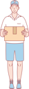 پیش‌نمایش فایل delivery-man-holding-delivery-box-10610905 از پک فعالیت افراد