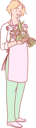 پیش‌نمایش فایل lady-with-flowers-10610899 از پک فعالیت افراد
