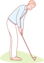 پیش‌نمایش فایل man-playing-golf-sport-10610914 از پک فعالیت افراد