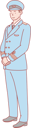 پیش‌نمایش فایل navy-man-standing-in-uniform-10610897 از پک فعالیت افراد