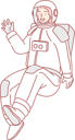پیش‌نمایش فایل astronaut-jumping-in-suit-10610868 از پک فعالیت افراد