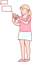 پیش‌نمایش فایل girl-sending-message-10610892 از پک فعالیت افراد