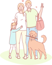 پیش‌نمایش فایل happy-family-giving-pose-for-photo-10610866 از پک فعالیت افراد