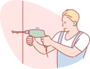 پیش‌نمایش فایل man-drilling-in-the-wall-10610890 از پک فعالیت افراد