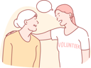 پیش‌نمایش فایل volunteer-talking-with-old-lady-10610883 از پک فعالیت افراد