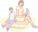 پیش‌نمایش فایل young-lady-with-son-10610895 از پک فعالیت افراد