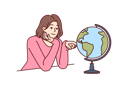 پیش‌نمایش فایل woman-is-dreaming-of-world-tour-10936619 از پک فعالیت افراد