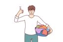 پیش‌نمایش فایل man-is-doing-household-work-10936546 از پک فعالیت افراد