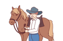 پیش‌نمایش فایل cowboy-is-taking-care-of-his-horse-10936464 از پک فعالیت افراد