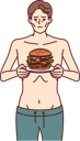 پیش‌نمایش فایل slim-man-is-trying-to-eat-more-to-gain-more-weight-10936466 از پک فعالیت افراد