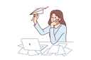 پیش‌نمایش فایل stressed-employee-is-making-paper-planes-10936479 از پک فعالیت افراد
