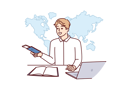پیش‌نمایش فایل travel-agent-is-holding-passport-10936467 از پک فعالیت افراد