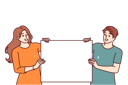 پیش‌نمایش فایل couple-is-holding-advertisement-board-10936387 از پک فعالیت افراد