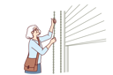 پیش‌نمایش فایل elderly-woman-closes-shop-curtains-10936275 از پک فعالیت افراد